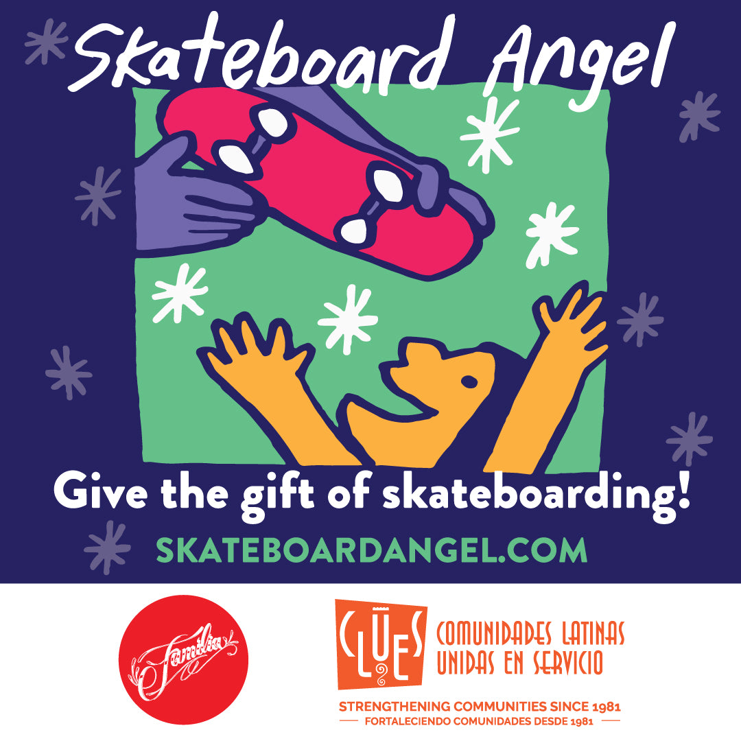 Familia x Clues Skateboard Angel