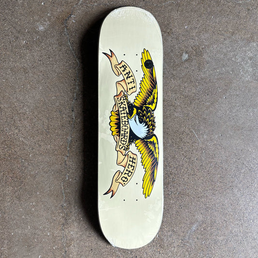 Full image of cream deck with eagle art.