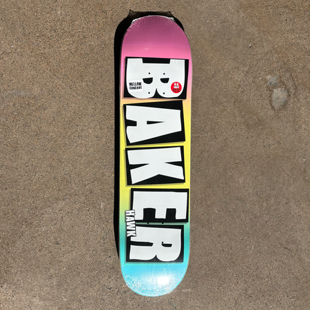 Full image of deck. Sherbert color fade background. 