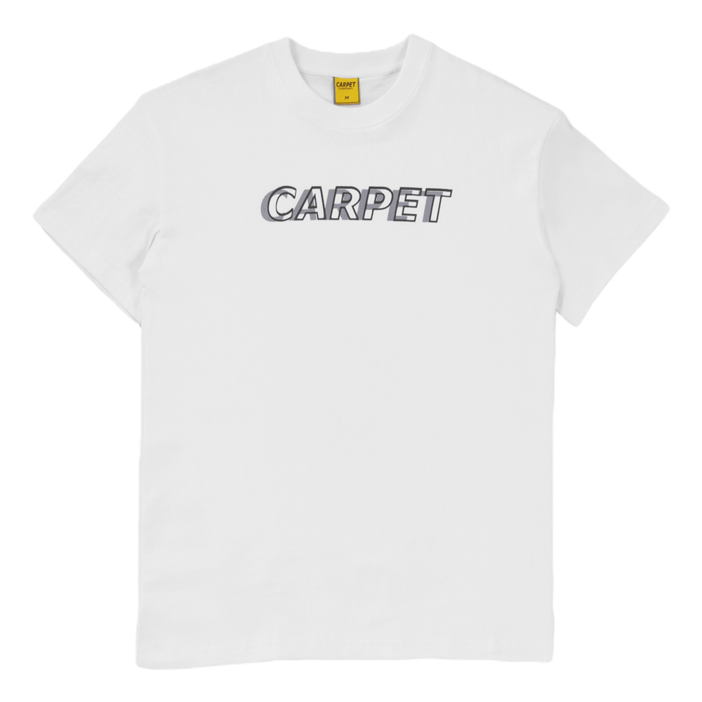 CARPET MISPRINT TEE - WHITE