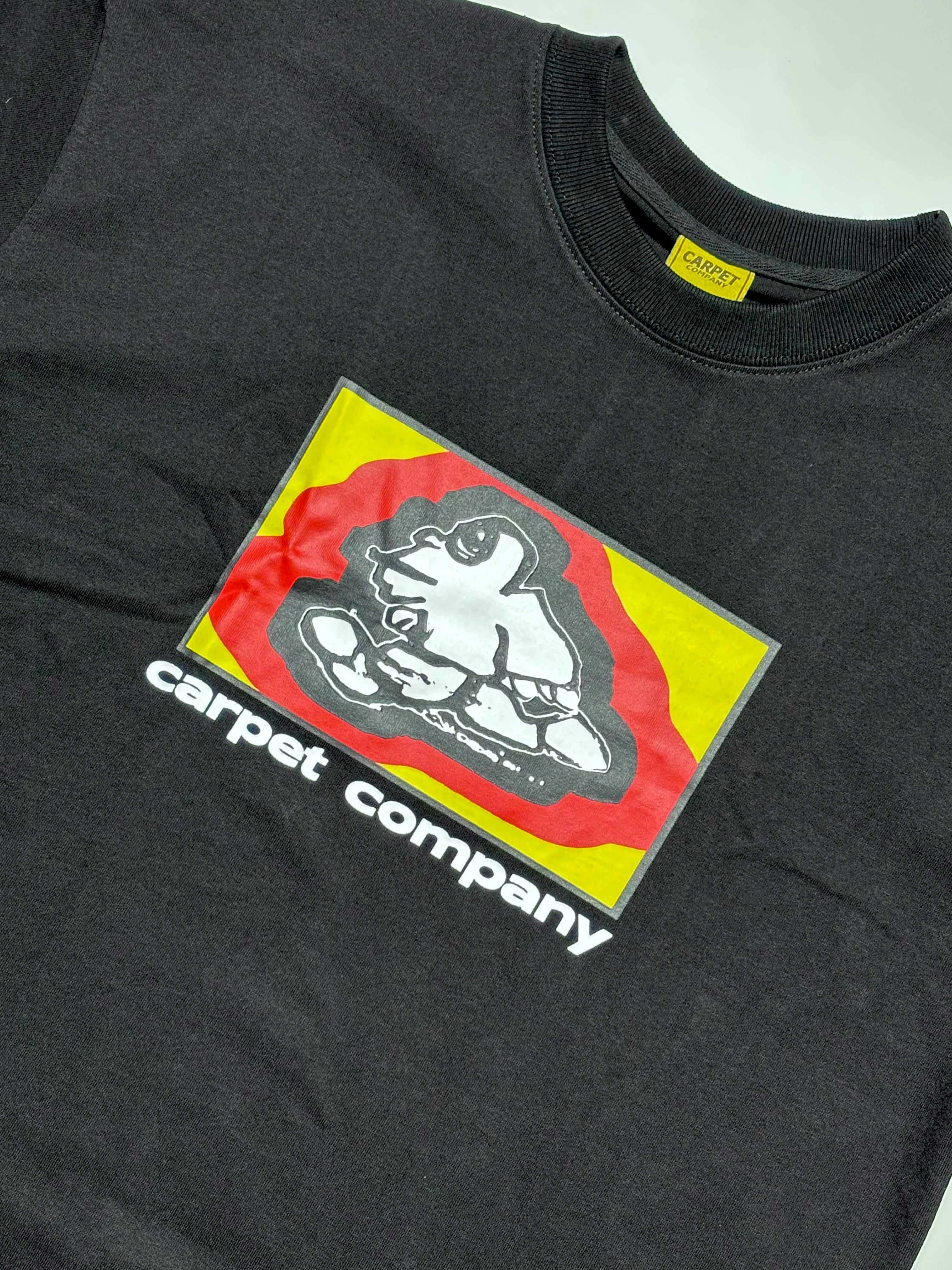 Close detail of printed art on chest