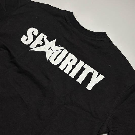 Close detail of art printed on back.