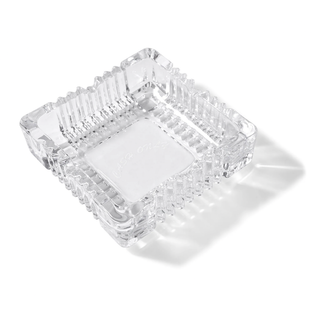 CASH ONLY CRYSTAL ASH TRAY