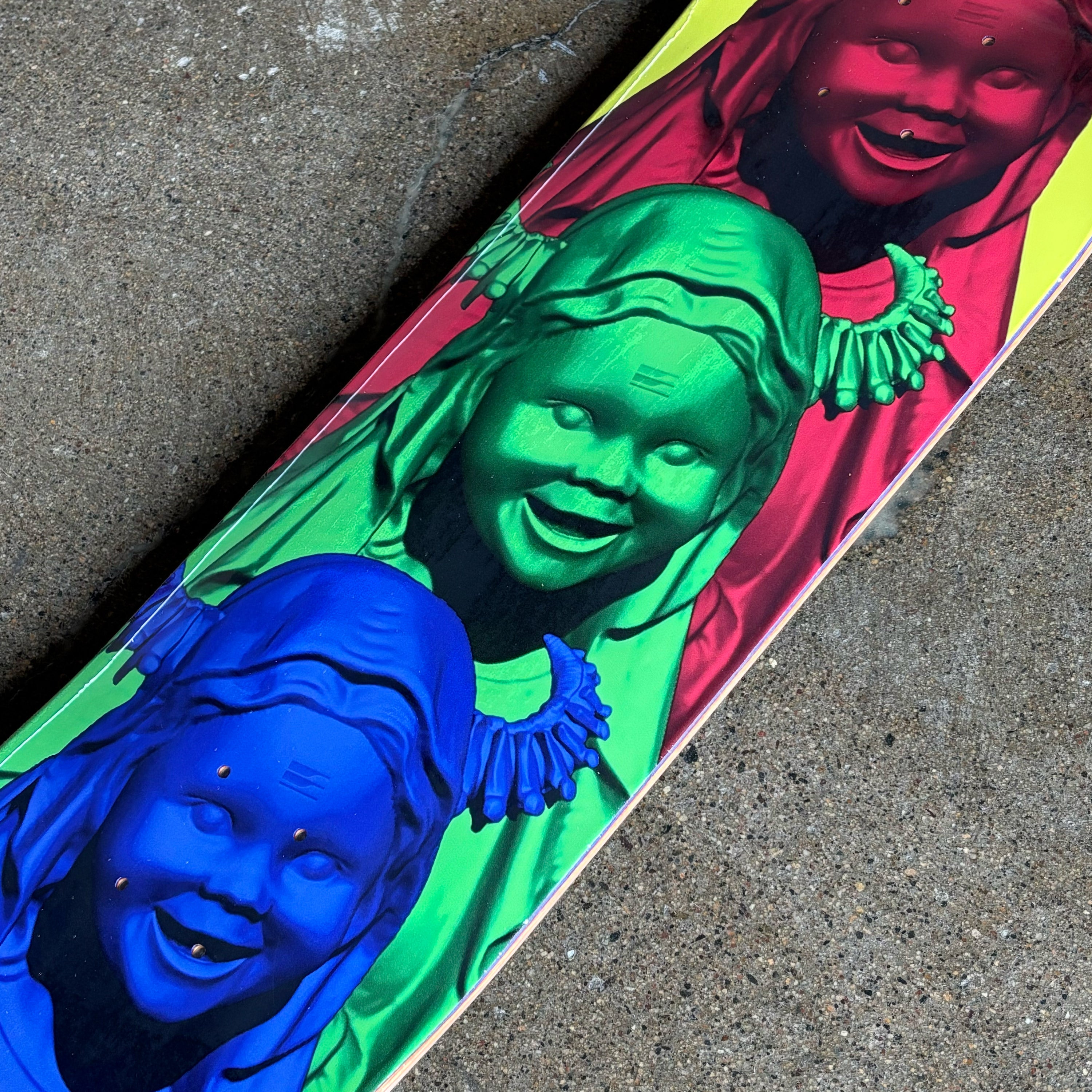 Close detail of mary art