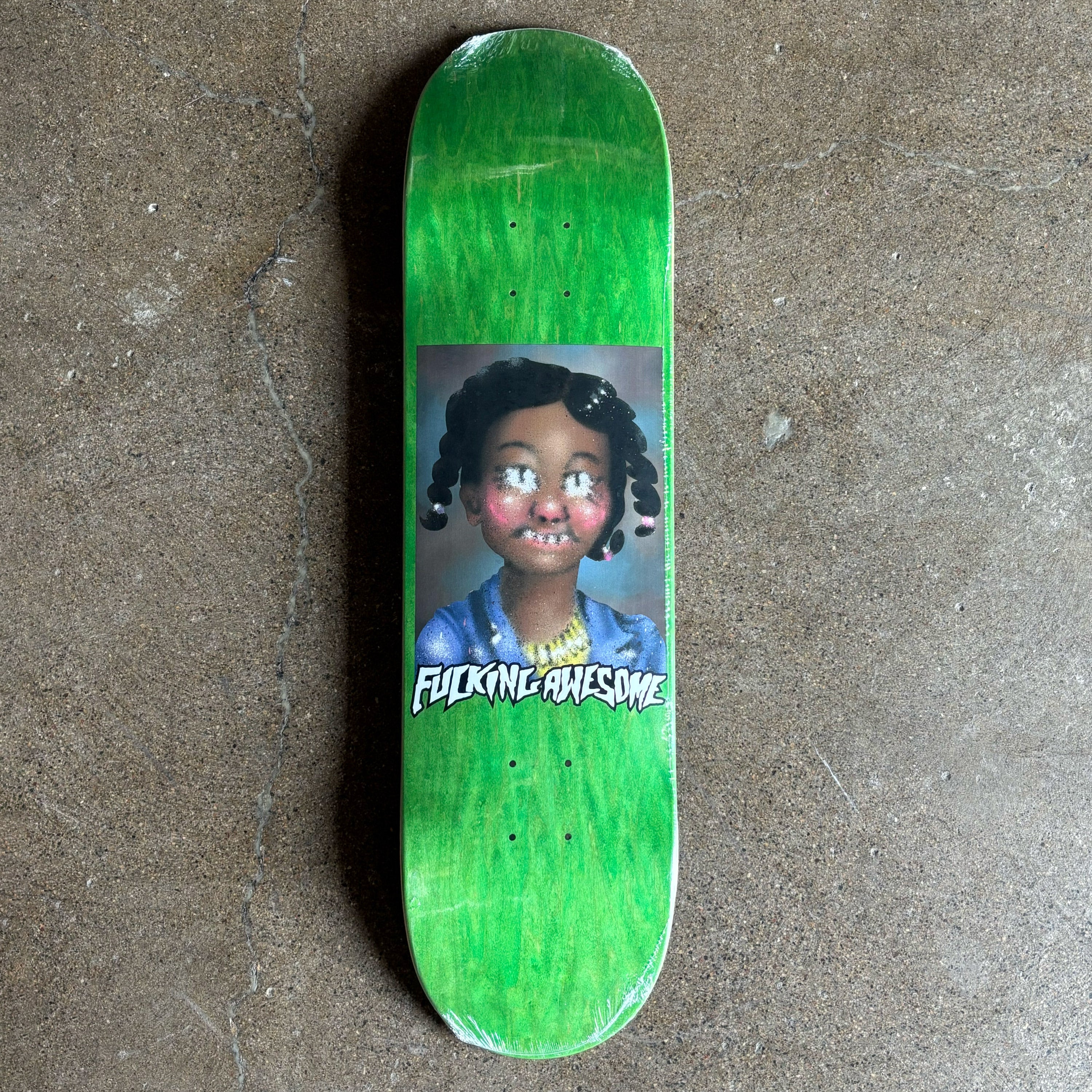 Full image of deck. Sickid art centered on deck.