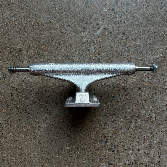 Image of single Independent Polished Stage 11 hollow truck with Fucking Awesome engraved branding