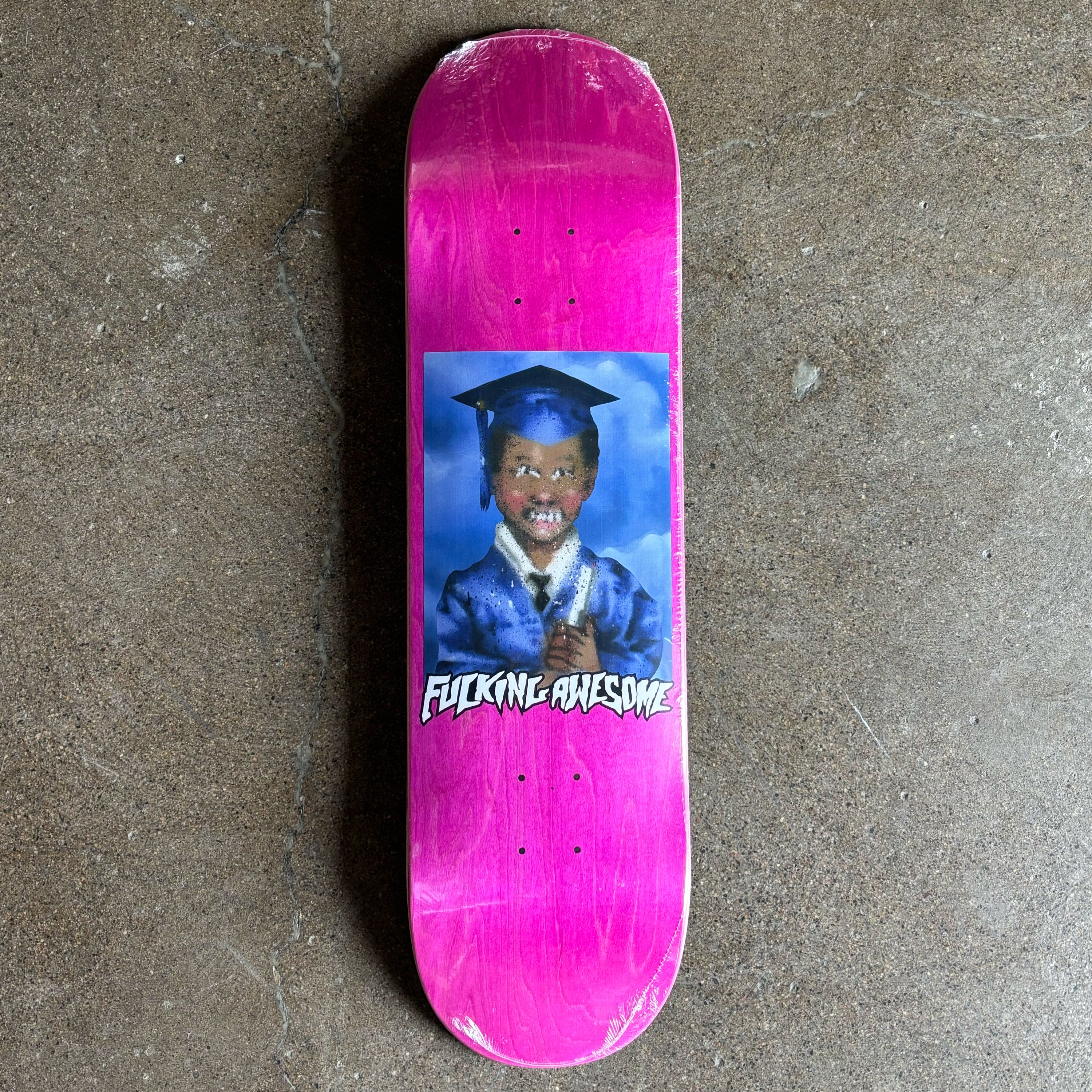 Full image of deck. Sickid art centered on deck.