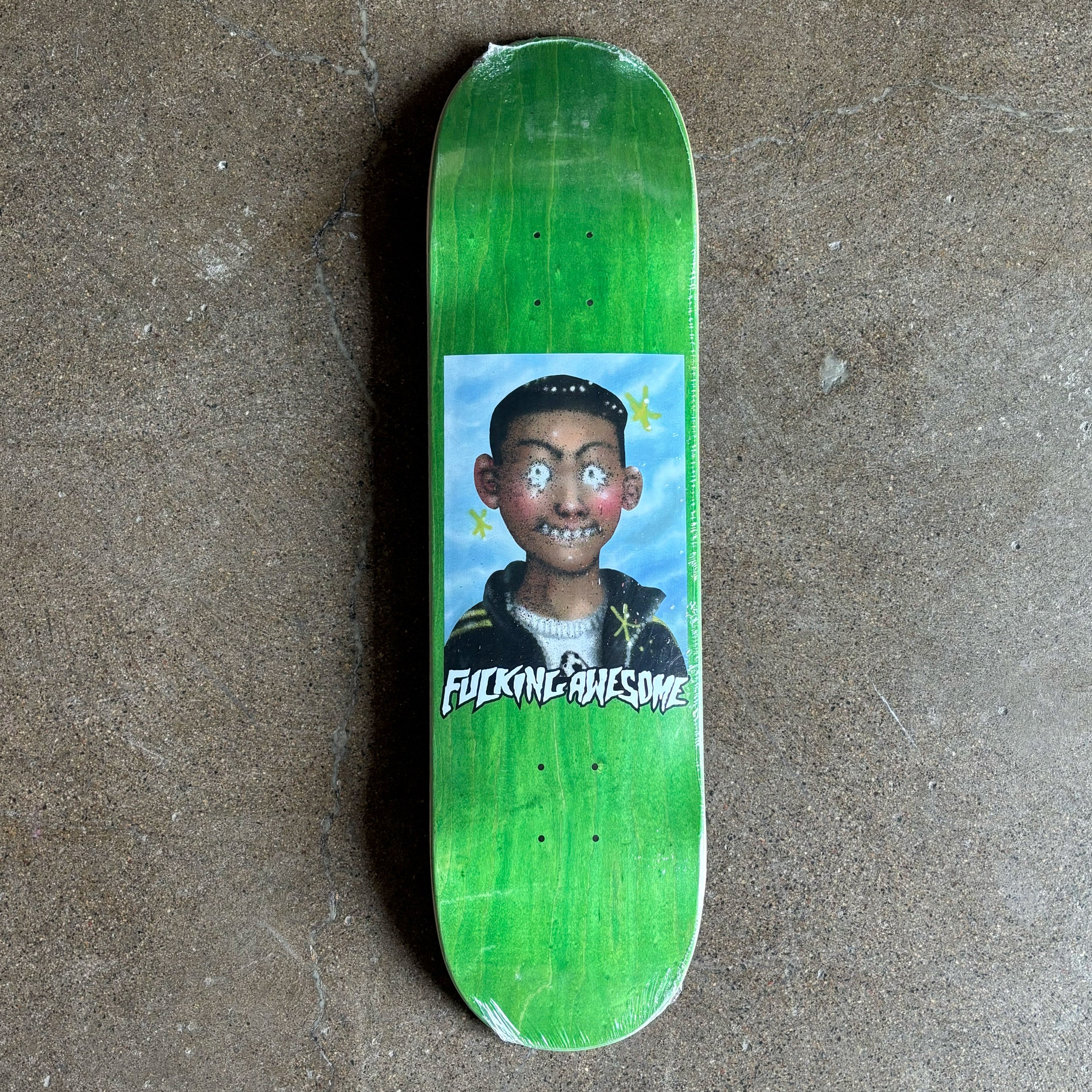 Full image of deck. Sickid art centered on deck.