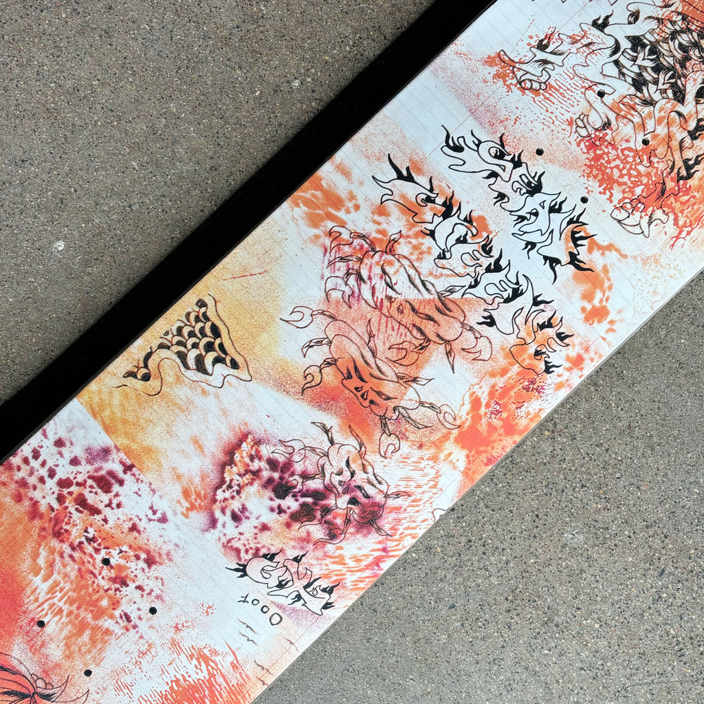 Close detail of random art.