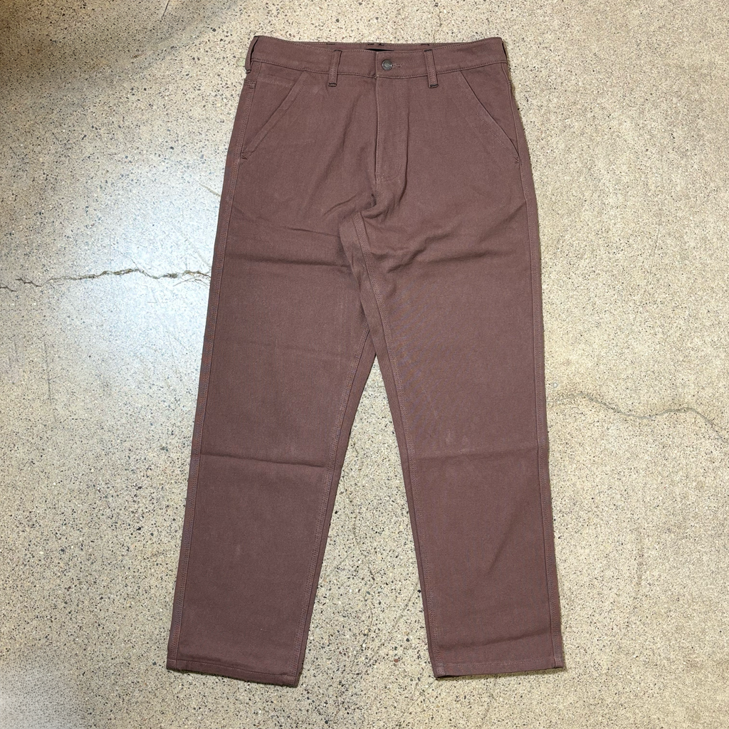 Full front image of spice colored denim