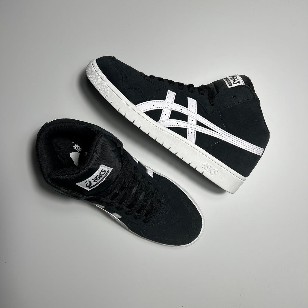 ASICS JAPAN PRO MT IN BLACK SUEDE WHITE SOLE