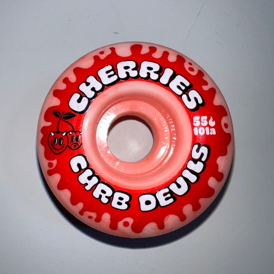 CHERRIES CURB DEVILS SWIRL 55MM WHEELS