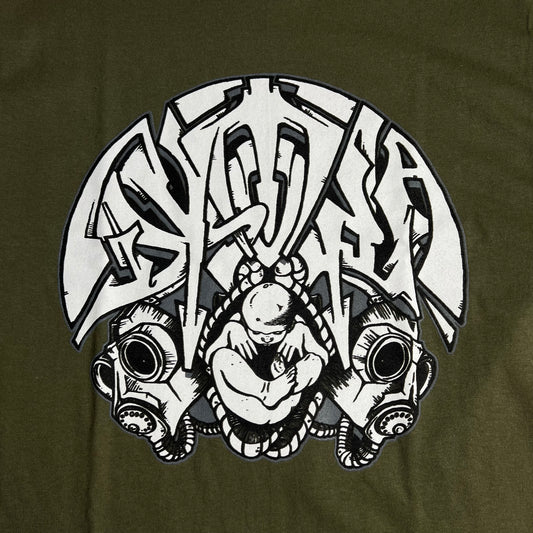 DETAILED GX1000 GAS MASK GRAPHIC TEE