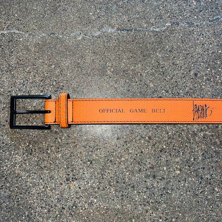 LOOSEY ISHOD WAIR OFFICAL GAME BELT IN ORANGE AND BLACK