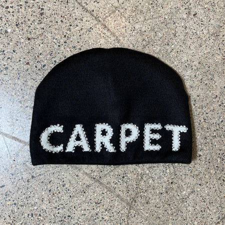 BLACK CARPET RHINESTONE BEANIE