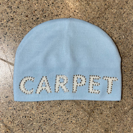 BLUE CARPET RHINESTONE BEANIE