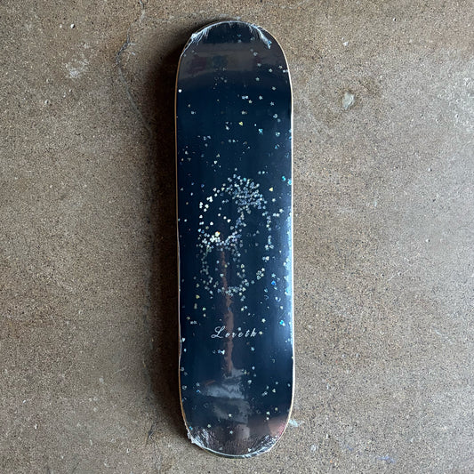 Full image of Limosine Skateboard Deck. Stardust art by Aaron Loreth