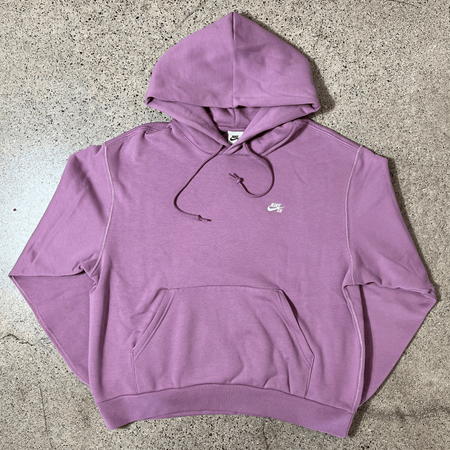 NIKE SB PULLOVER HOODIE IN PLUM DUST COLOR