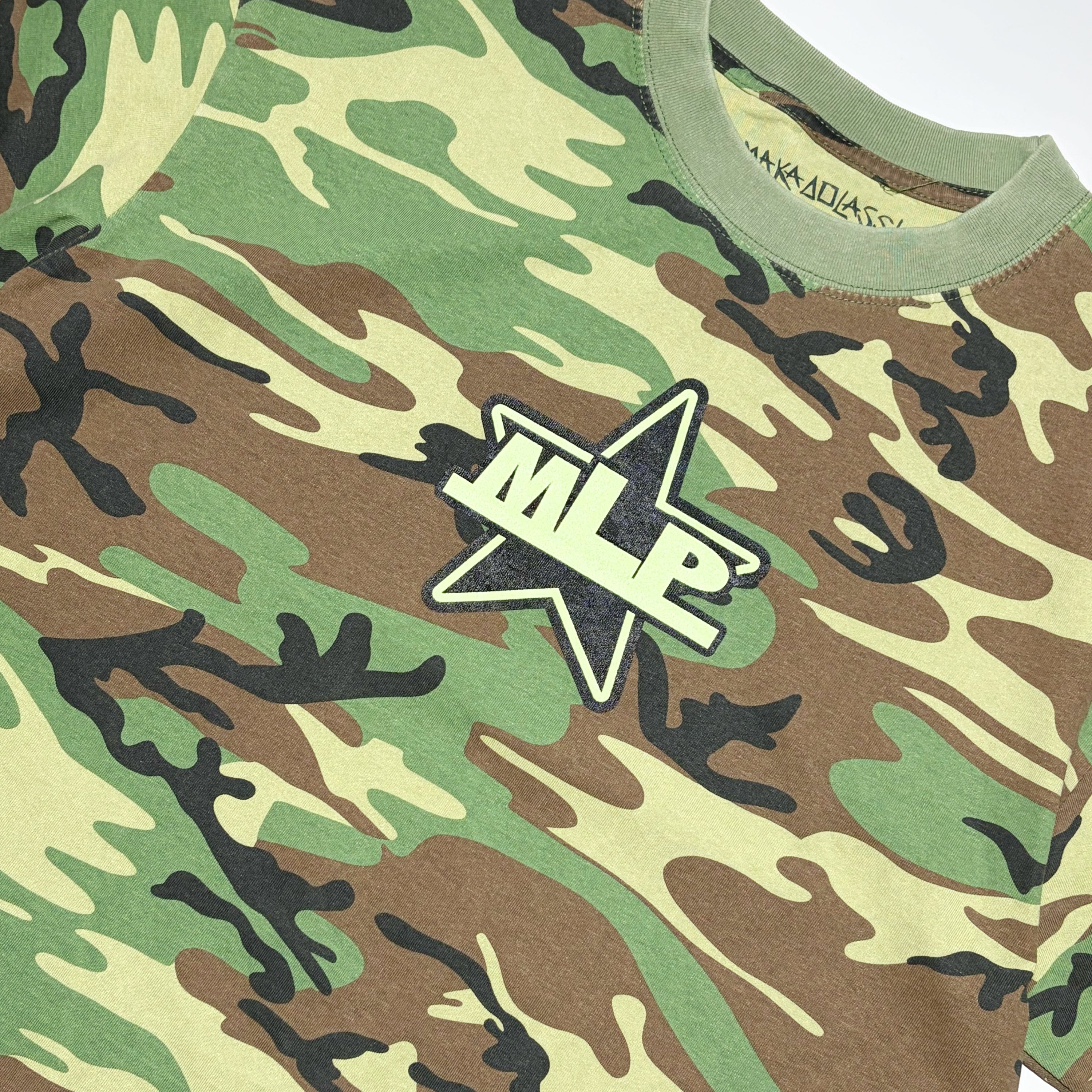 Close up detail of MLP star art on chest.