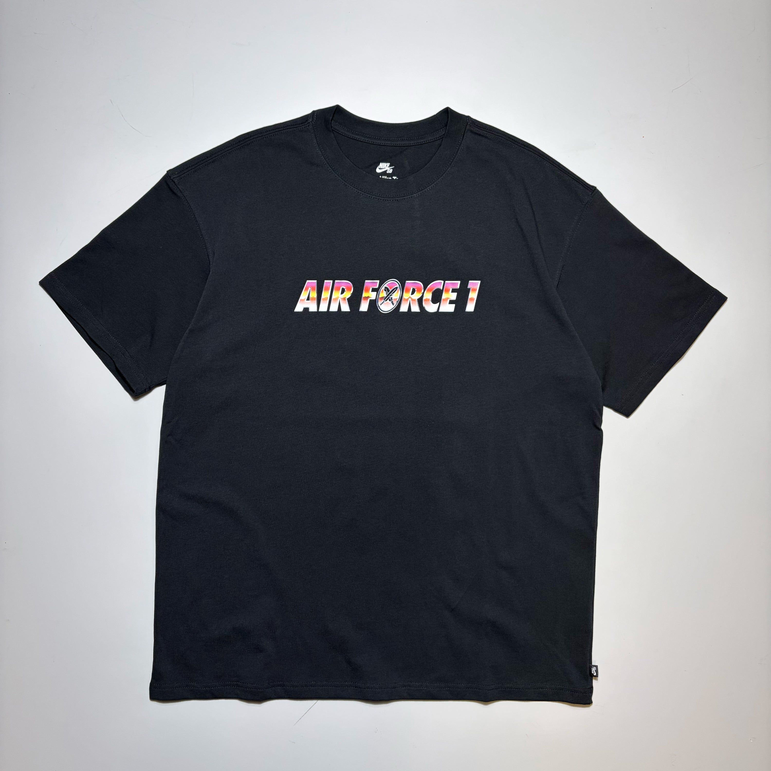 Full image of black Nike SB Air Force 1 x Yuto Horigome Tee