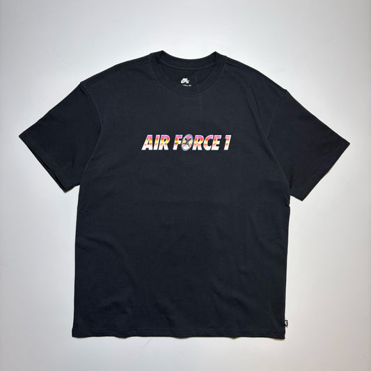 Full image of black Nike SB Air Force 1 x Yuto Horigome Tee