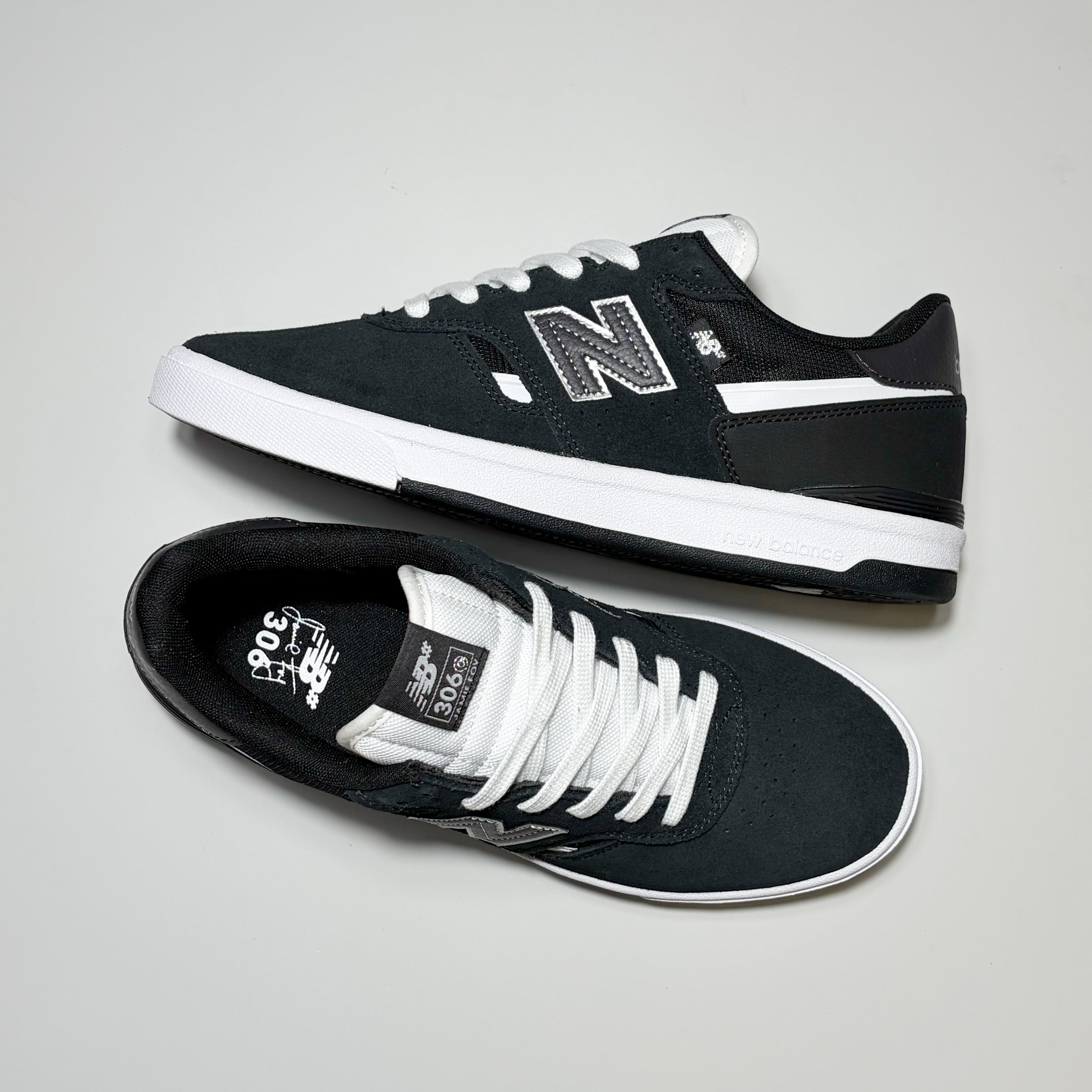 Pair of New Balance Numeric Jamie Foy 306 cupsole shoes.