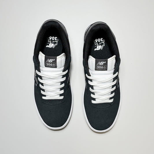Toe down view, New Balance Numeric Jamie Foy NM306 shoes.