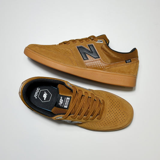 Pair New Balance Numeric Brandon Westgate shoes on white background. 