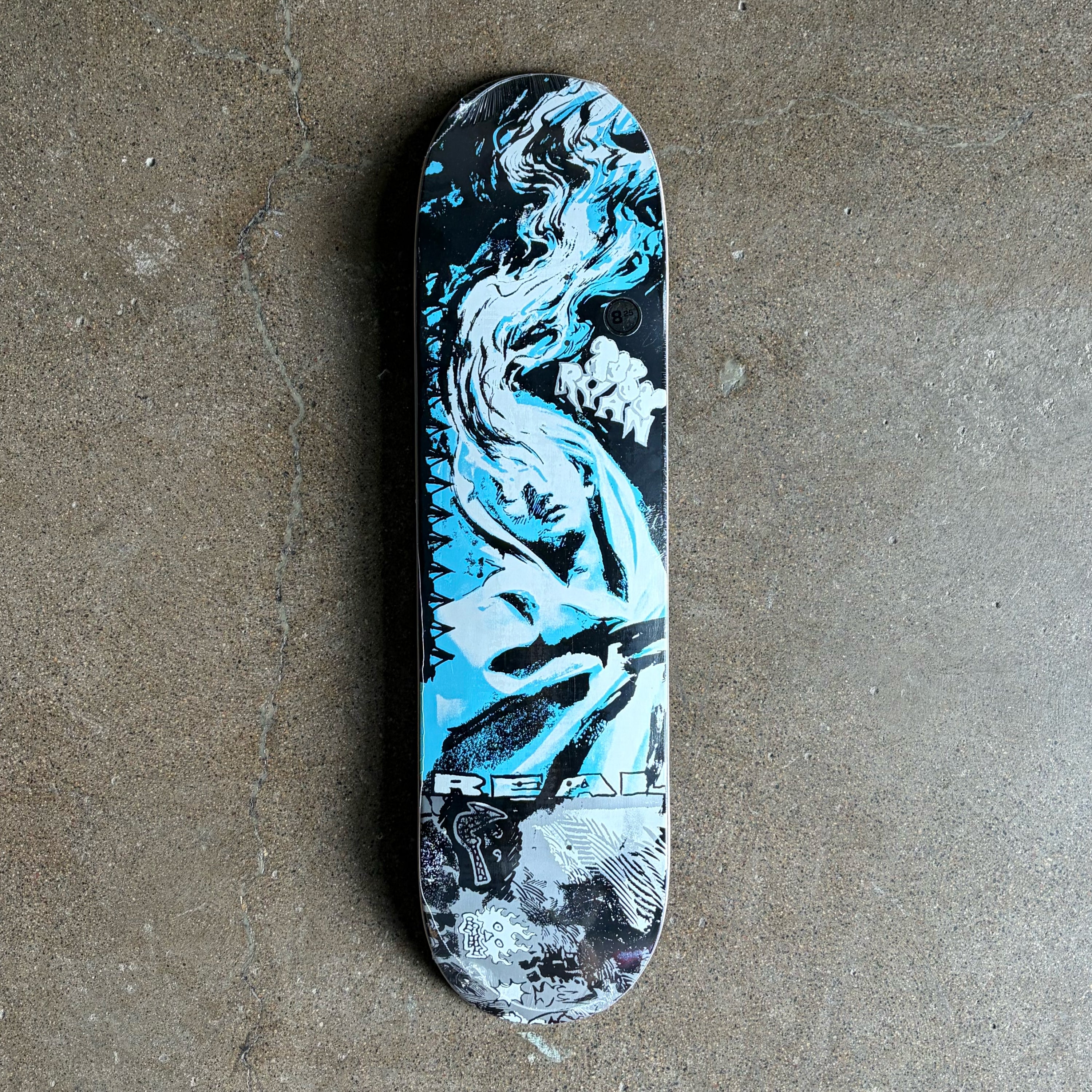 Full image of Real Skateboards Toby Ryan Duplicator deck.