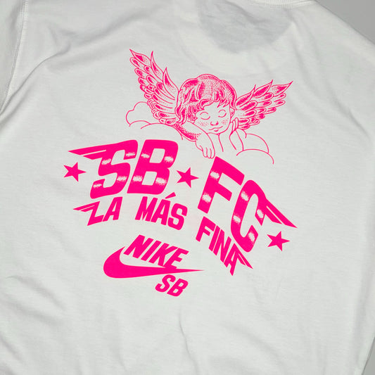 Close detail of of art printed on back.