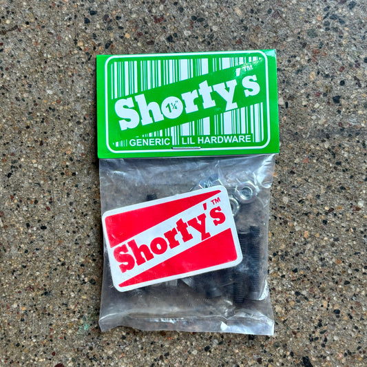 Packaged hardware with Shorty's branding.
