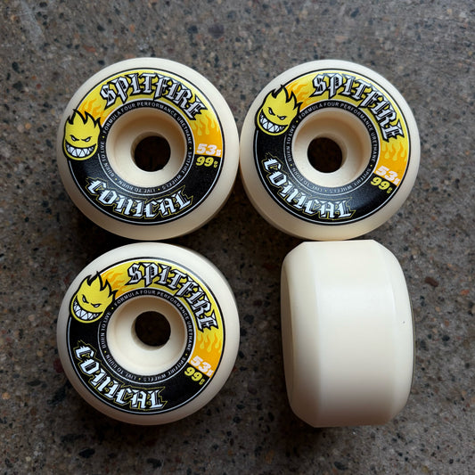 Set of 4 Spitfire Formula Four Conical wheels.