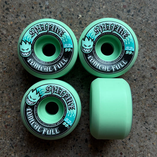 Set of 4 Spitfire Formula Four Conical Full wheels