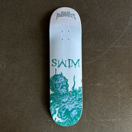 Full image of deck.
8.5" Skeleton on white background