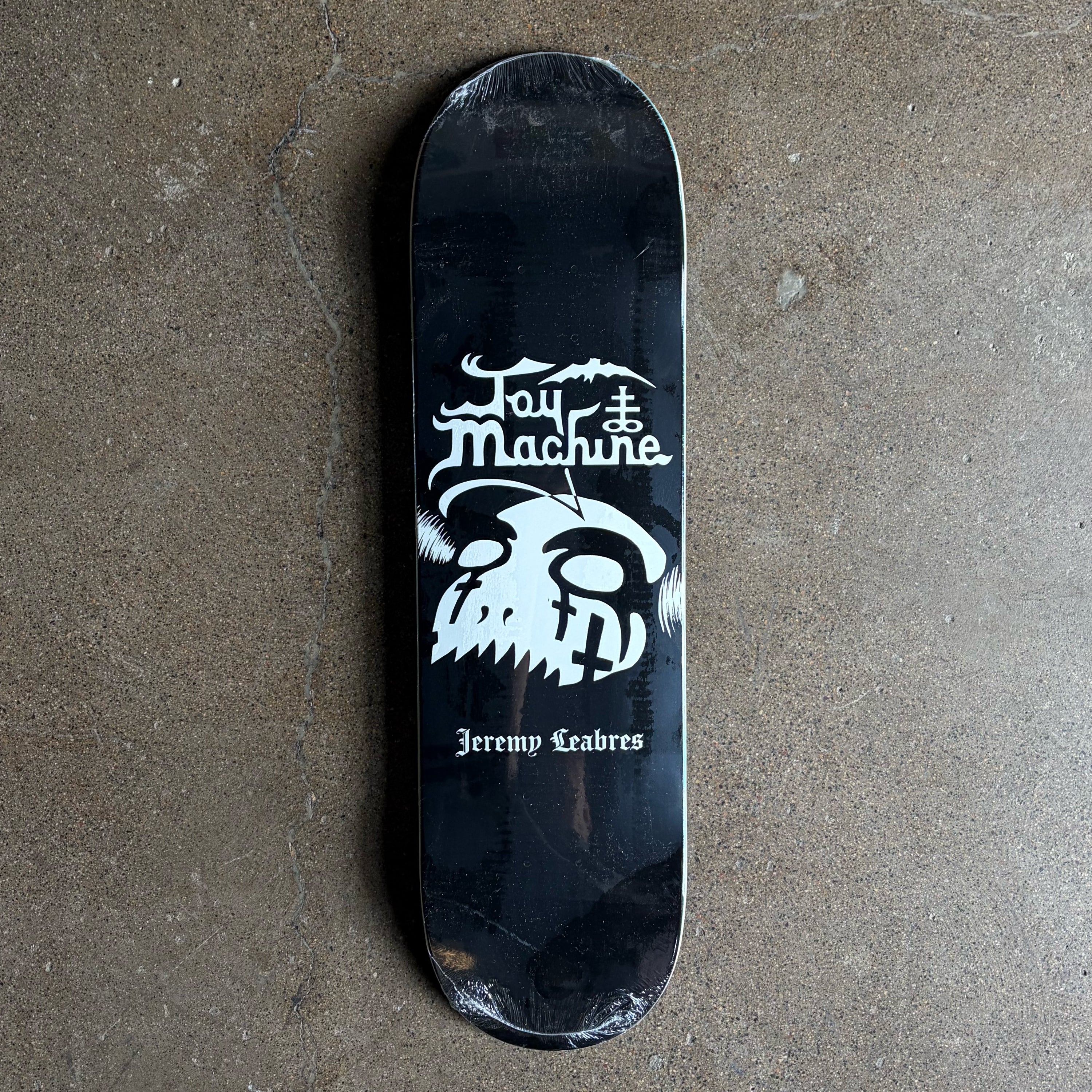 Full image of Toy Machine Jeremy Leabres King Diamond skateboard deck.