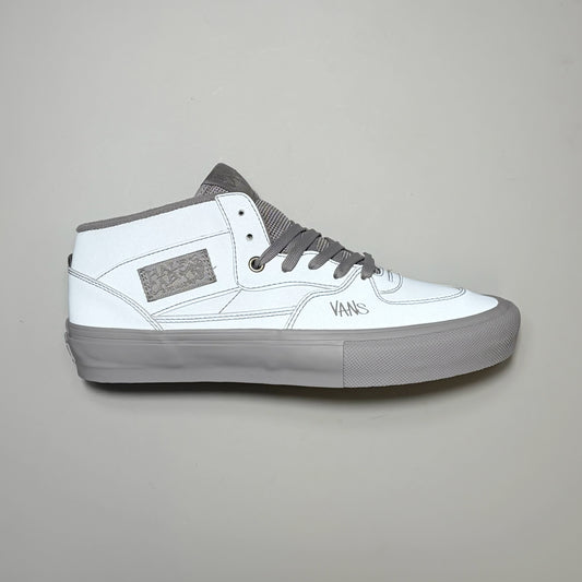 Right side image, Vans Skate Half-cab by Atiba Jefferson. Grey 3M reflective material with tonal grey outsole. 