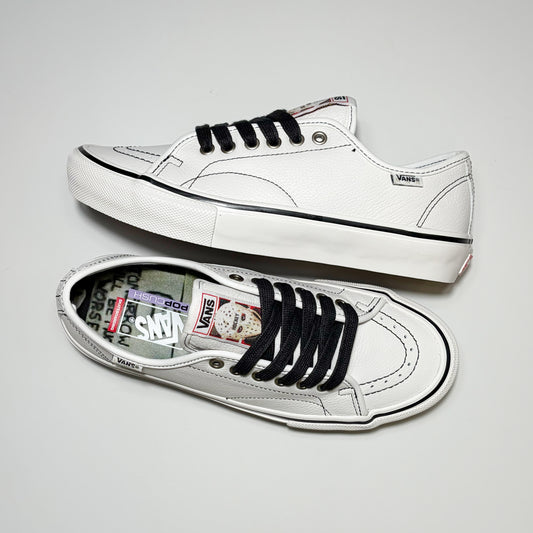 Pair of Vans VCU AVE Classic Shoes. Custom tongue and POPcush footbed.
