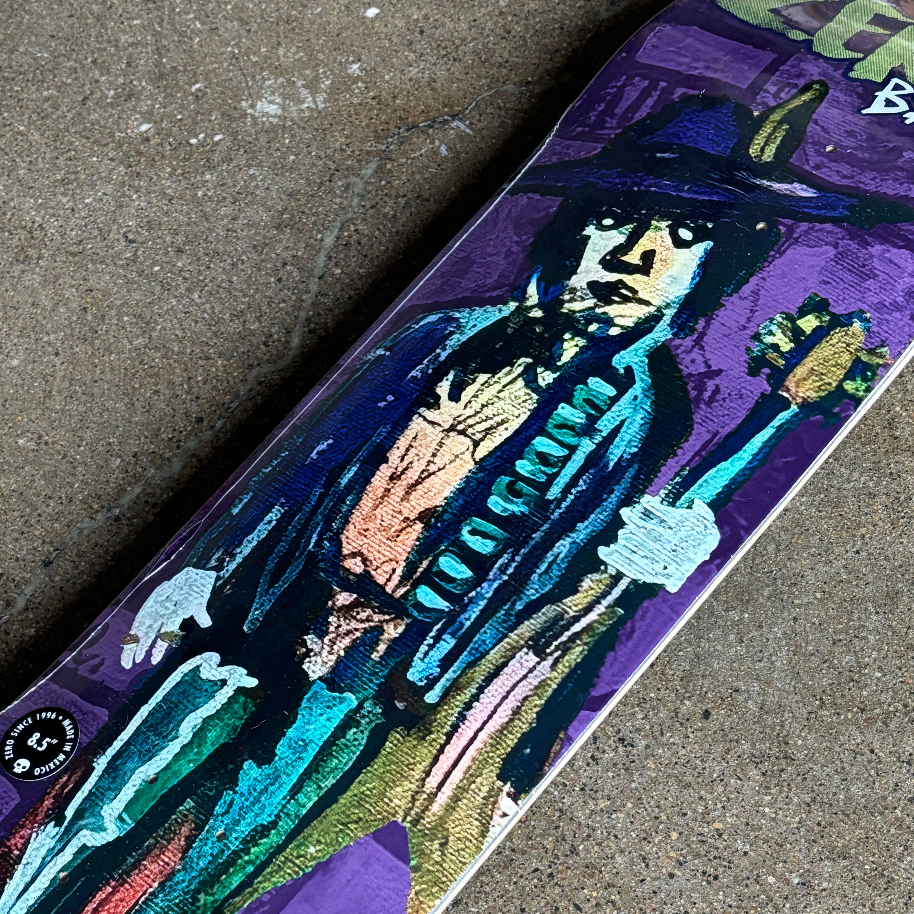Close detail of the BAM art.
